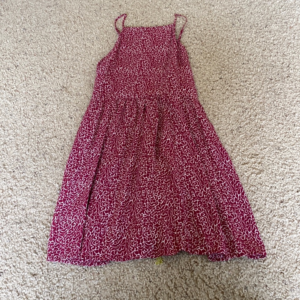 Cinnamon Girl, Red halter dress, Size: XS